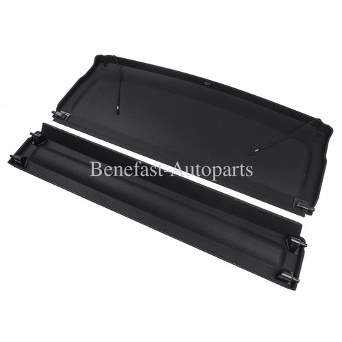 Black rear parcel shelf - rear,