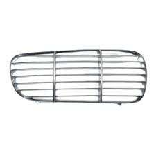 Genuine Jaguar XJ X350 03-09MY Right Chrome Radiator Grille Vane Block C2C11798