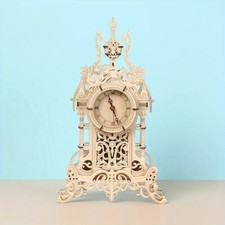 Vintage Clock wooden 3D kit
