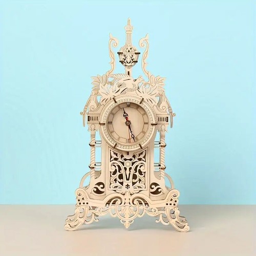 Vintage clock wooden kit - vintage,