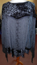 Phool one size dark grey top