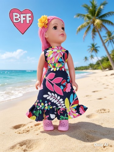 Dolls clothes beach - 18",