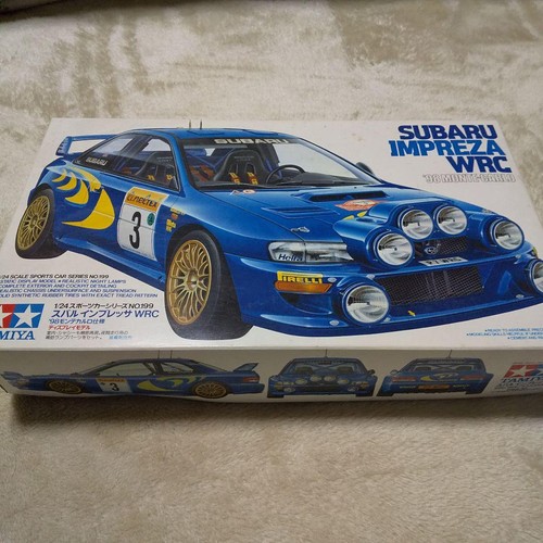 Plastic model car subaru - plastic,
