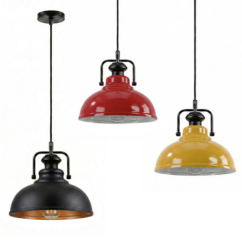 Vintage industrial pendant - vintage,