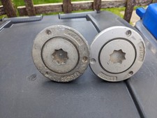 2x Used Boat Yachting Marine Grade Aluminium Filler Water Cap Hardware