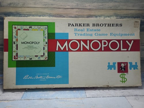 Rare vintage 1961 monopoly - 1961,