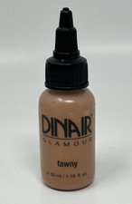 Dinair Airbrush Makeup Glamour Foundation 1.15 Oz Tawny NWOB Orignal NOS