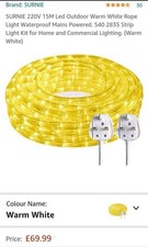 220V 15M 540 Led Outdoor Rope