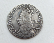 A651 - Charles II Early Milled Undated Fourpence. 1660-62, Spink 3383.