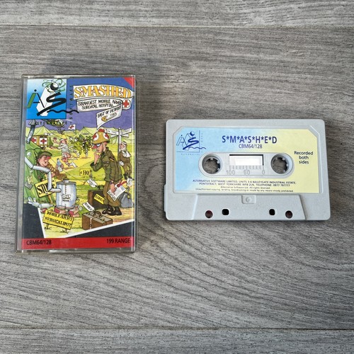 Smashed commodore 128 game - smashed,