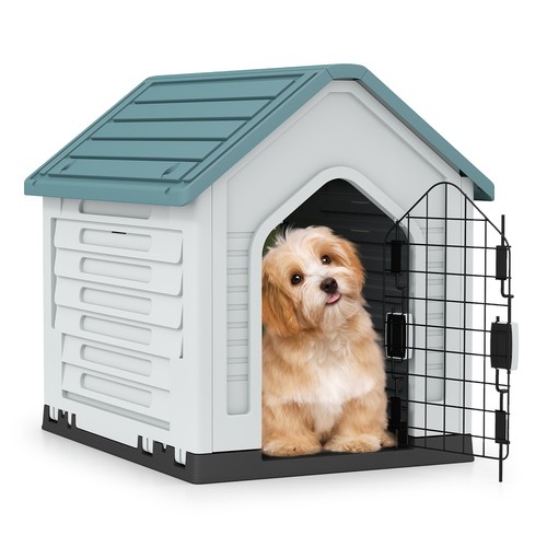 Costway plastic dog house - plastic,