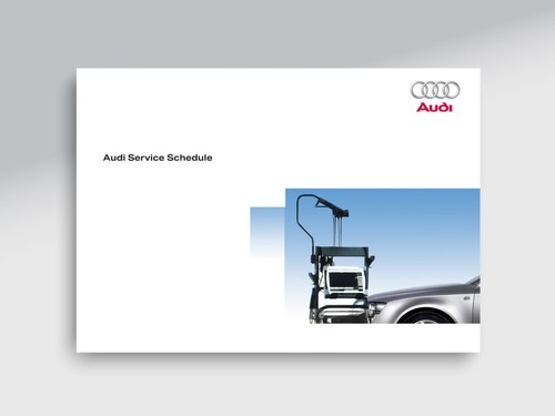 Audi service history book - audi,