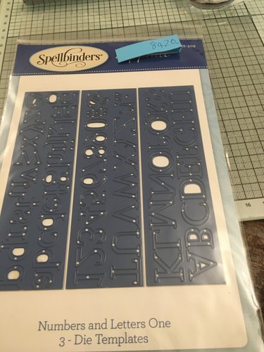 Spellbinders sapphire numbers - spellbinders,