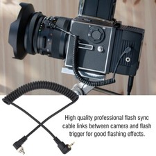 PC-2.5mm Camera Flash Sync Cable Screw Lock for Photo Studio Accessories Trigger
