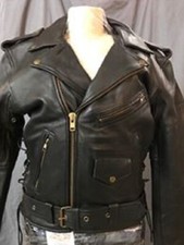 Men thick leather motorcycle - leather,