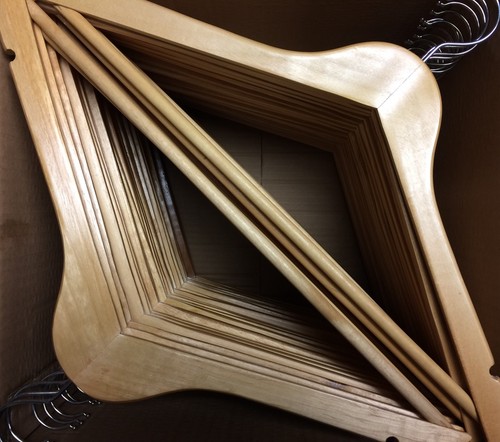 Wooden coat hangers top - hangers, 50
