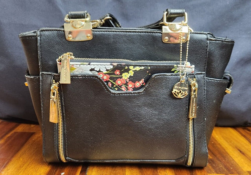 Big budda satchel with floral - big,