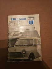 BL Mini 850 & 1000 Saloon Van Pick Up Handbook  1975 AKD7347 Original