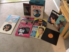Collection Of Elvis Presley Vinyl albums Plus Record Carry Case