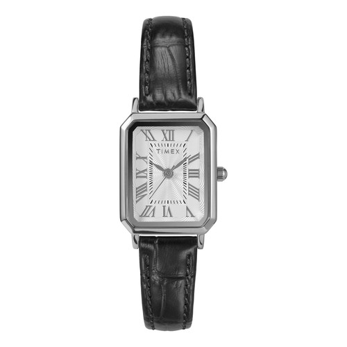 Timex ladies black leather - timex,