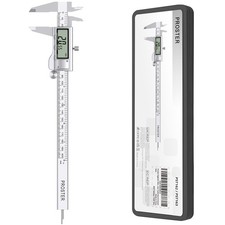 Digital Vernier Caliper Stainless Steel Micrometer Gauge Ruler Measure 8"/200mm