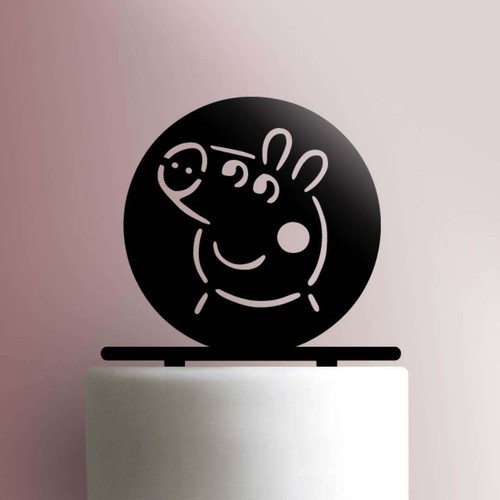 Peppa pig acrylic - acrylic, topper