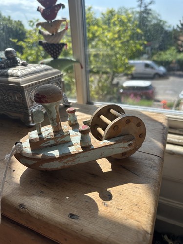 Vintage old handmade - handmade, wooden