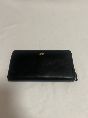 Ugg black leather - ugg, zip
