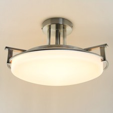 Round Brush Chrome Ceiling