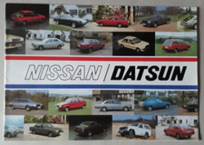 Datsun Nissan Range Brochure 1982 - 280C 280ZX Laurel Bluebird Sunny Cherry