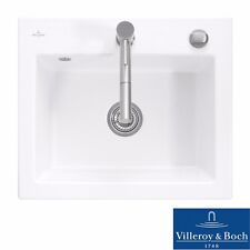 Villeroy & Boch Subway 60 S 1.0 Bowl White Ceramic Kitchen Sink - NO WASTE