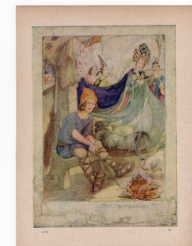 Vintage fairy tale print - vintage,