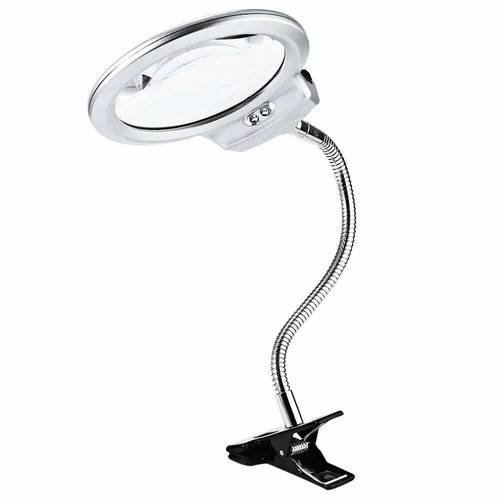 Lighted magnifier desk - lighted,