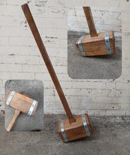  Large Wooden Mallet Railway/ Shipwright 