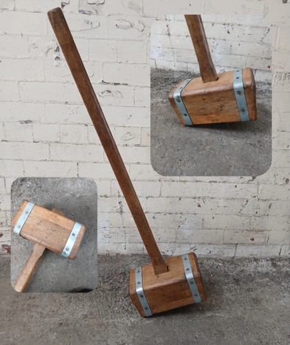 Large wooden mallet railway - large,