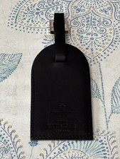 Ettinger CAPRA LUGGAGE TAG WITH SECURITY FLAP Black