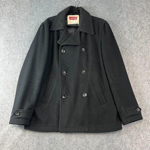 Levi pea coat jacket - pea,