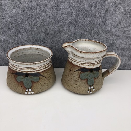 Studio pottery milk - pottery, jug
