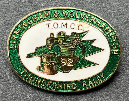 Motorcycle pin badge - motorcycle, triumph