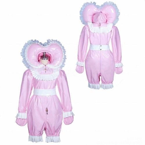 Girl maid sissy lockable - maid, pink