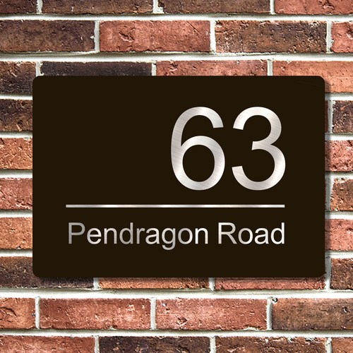 Personalised house number - house,