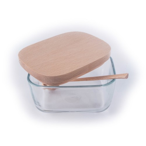 Wooden glass sugar - wooden,