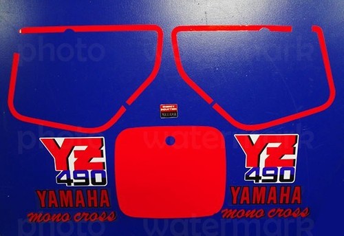1987 yamaha yz490 10pc - yamaha,