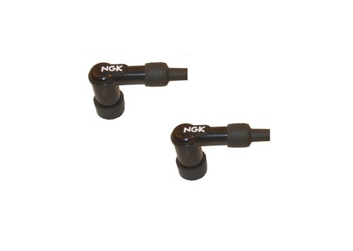 Ngk spark plug cap black - 2x,