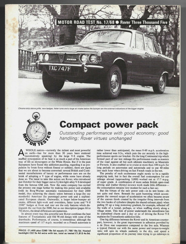 Rover three thousand - three, five