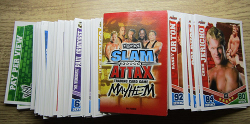 Slam attax mayhem topps 2010 - attax,