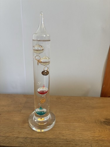 Galileo thermometer 18cm tall - galileo,