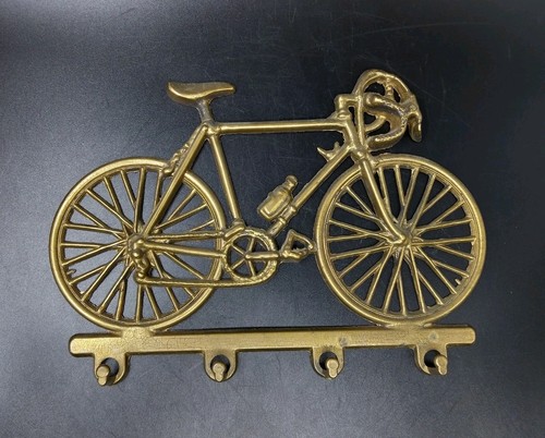 Vintage brass key rack - vintage,