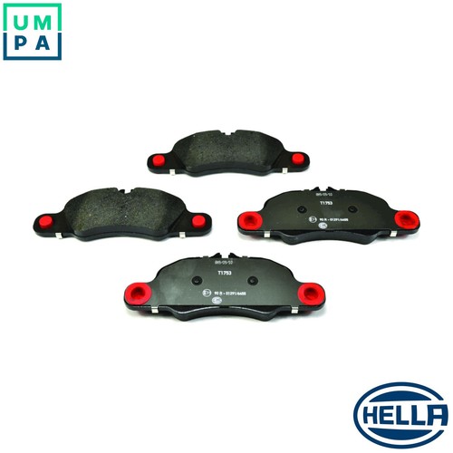 Brake pad set disc - pad, 8db