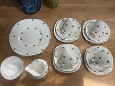 Royal vale Green Polka Dot